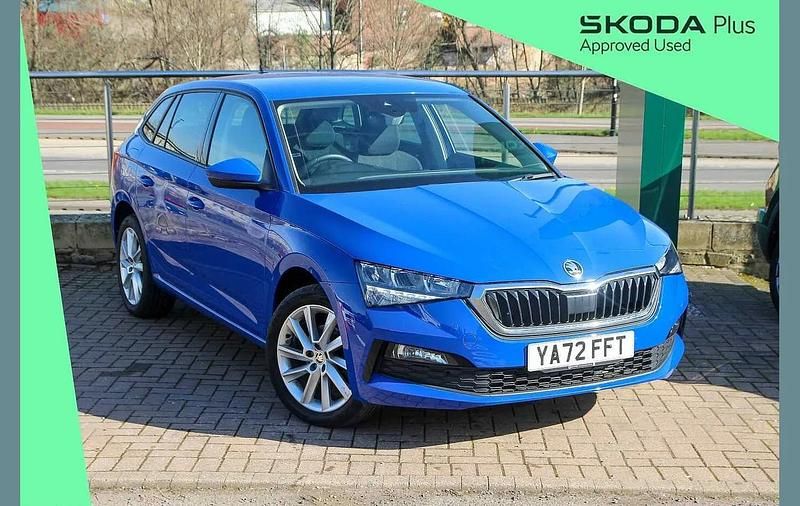 Used Skoda Scala SE L 108 HP (79 kW) 2023 Blue Hatchback