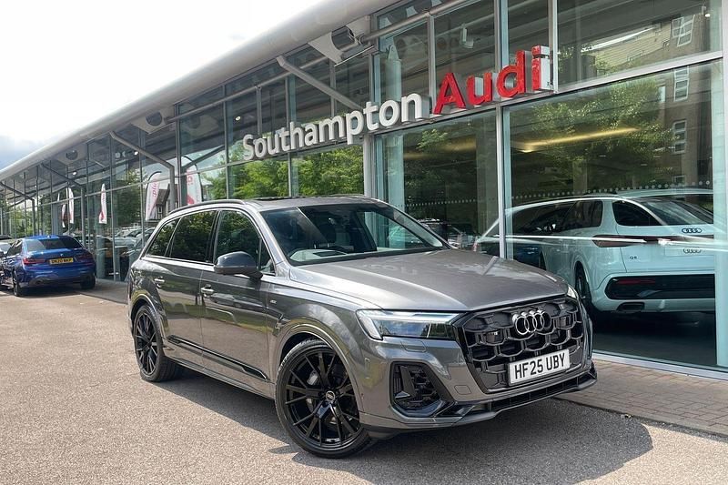 Grey Used 2025 Audi Q7 Black Edition SUV | £69,989 - Image 1/4