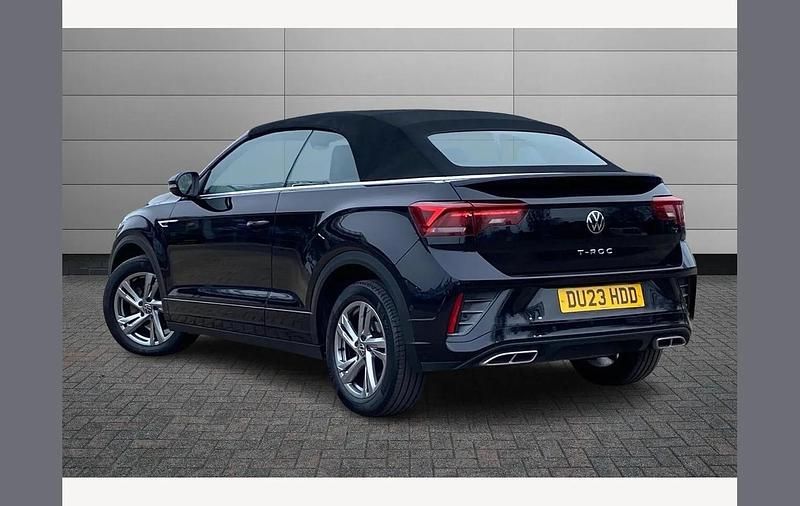 Used VW T-Roc Cabriolet R-line 150 HP (110 kW) 2023 Black Cabriolet