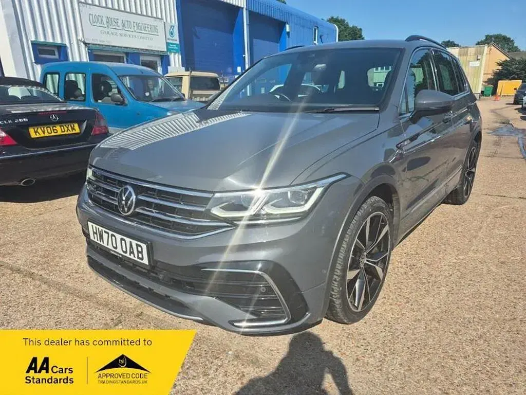 Used VW Tiguan R-line 150 HP (110 kW) 2020 Grey SUV