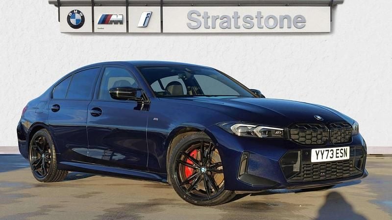 Blue Used 2023 BMW M340 Shadowline Sedan | £39,891 (Good price) - Image 1/4