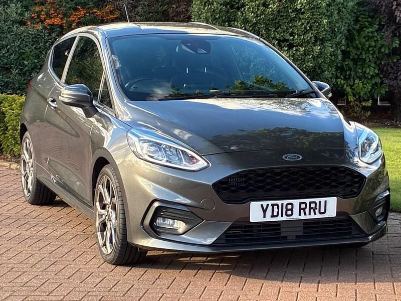 Grey Used 2018 Ford Fiesta ST-Line Hatchback | £7,745 (Fair price) - Image 1/4