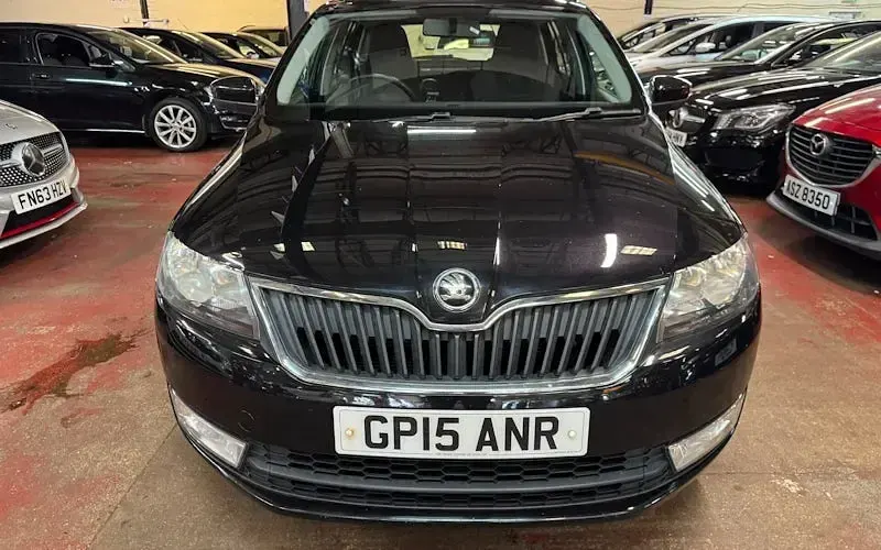 Used Skoda Rapid SE 105 HP (77 kW) 2015 Black Hatchback