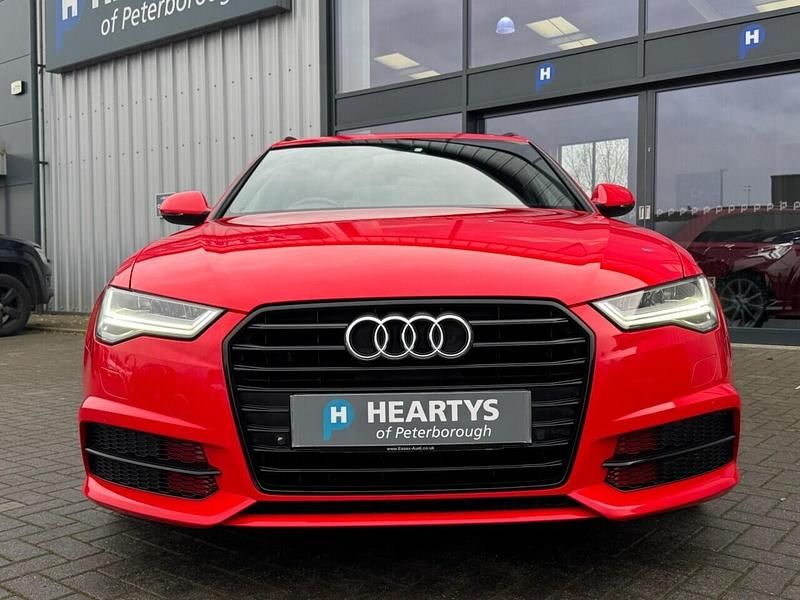 Used Audi A6 Black Edition 190 HP (139 kW) 2015 Red Estate