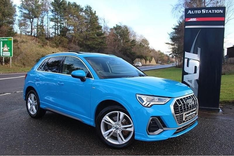 Used Audi Q3 S-Line 190 HP (139 kW) 2019 Blue SUV