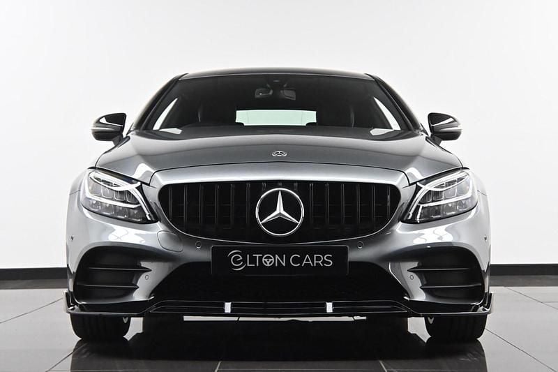 Used Mercedes C300 AMG line 258 HP (189 kW) 2019 Grey Coupe