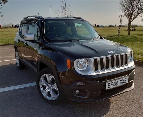 Black Used 2015 Jeep Renegade Limited SUV | £9,495 (Fair price) - Image 1/4