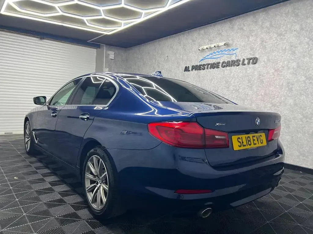 Used BMW 520 Comfort Edition 190 HP (139 kW) 2018 Blue Sedan