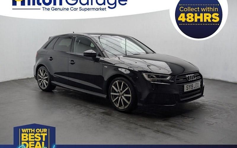 Used Audi A3 Sportback Black Edition 190 HP (139 kW) 2019 Black Hatchback