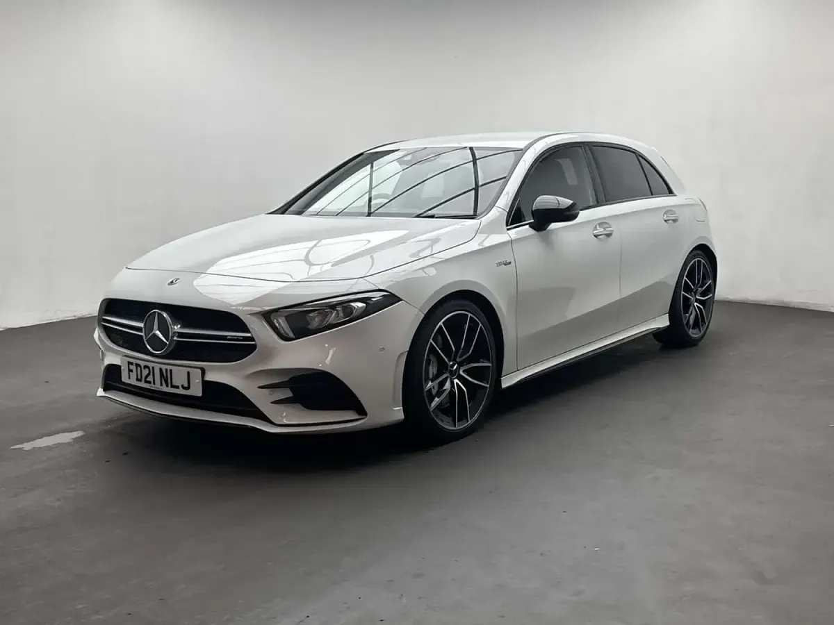 Used Mercedes A35 AMG Premium 2021 White Hatchback