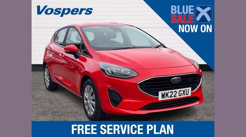 Used Ford Fiesta Trend 123 HP (90 kW) 2022 Red Hatchback
