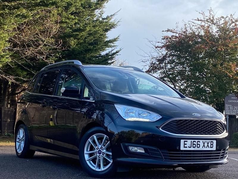 Used Ford Grand C-Max Zetec 125 HP (91 kW) 2016 Black MPV