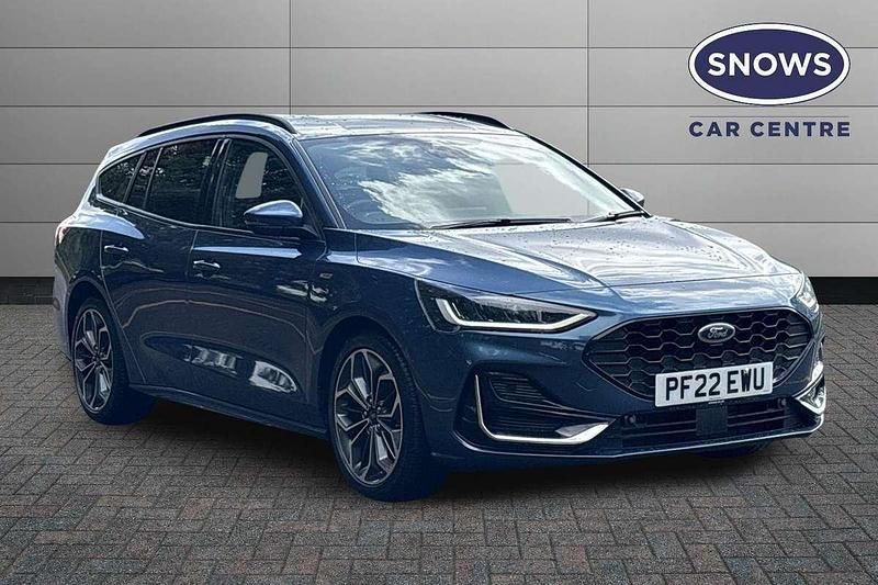 Blue Used 2022 Ford Focus ST-Line Estate | £17,999 (A bit pricey) - Image 1/4