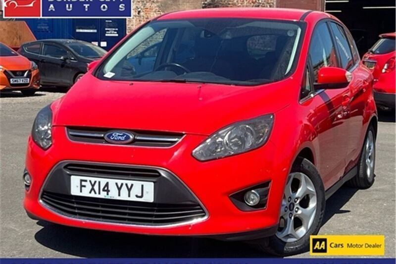 Red Used 2014 Ford C-MAX Zetec MPV | £5,495 (A bit pricey) - Image 1/4