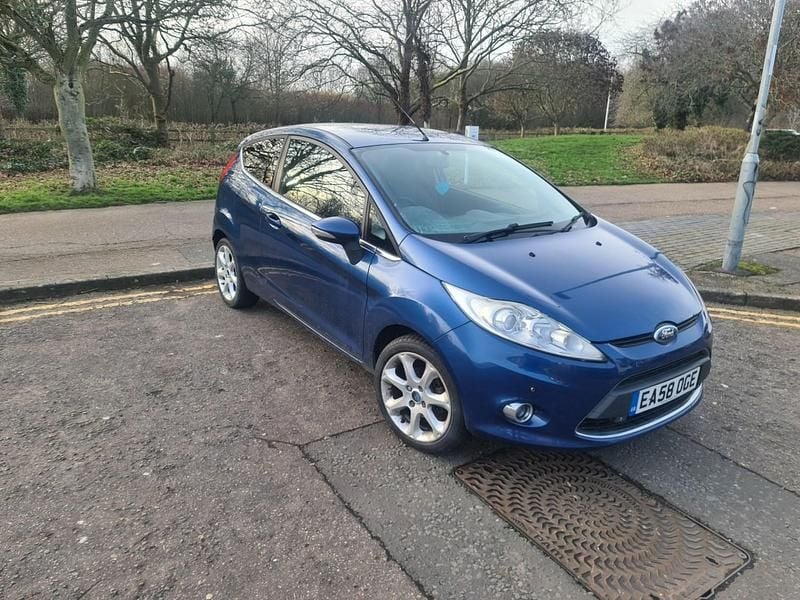 Used Ford Fiesta Zetec 2008 Blue Hatchback