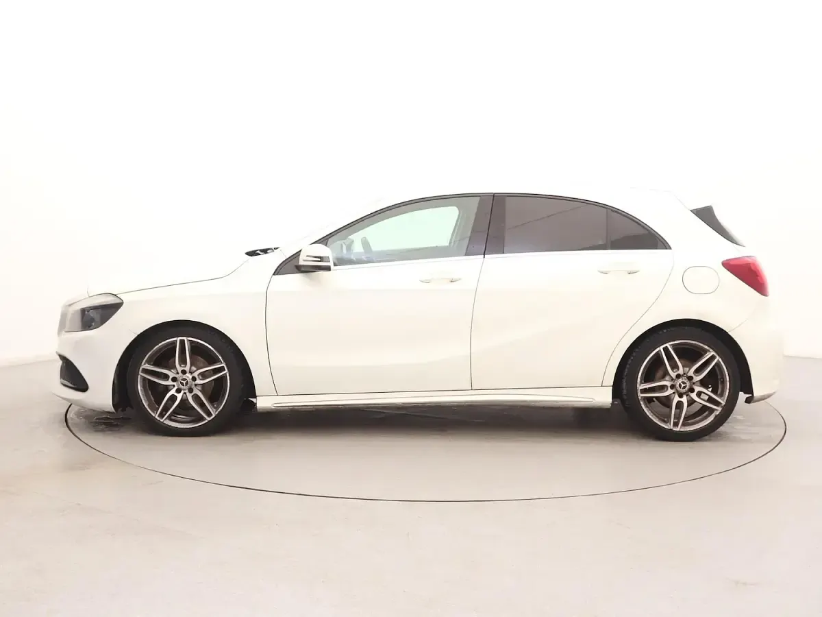 Used Mercedes A200 AMG line 136 HP (100 kW) 2017 White Hatchback