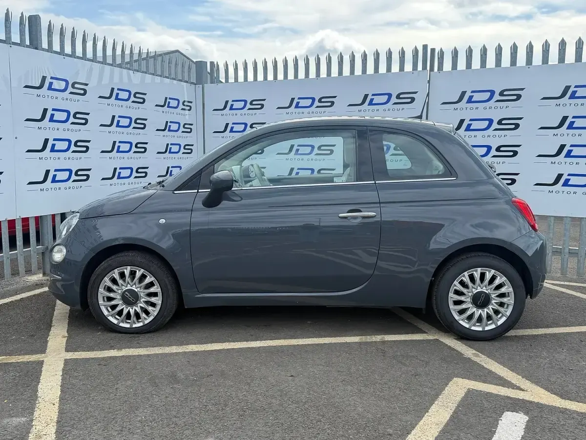 Used Fiat 500 Lounge 69 HP (50 kW) 2018 Grey Hatchback