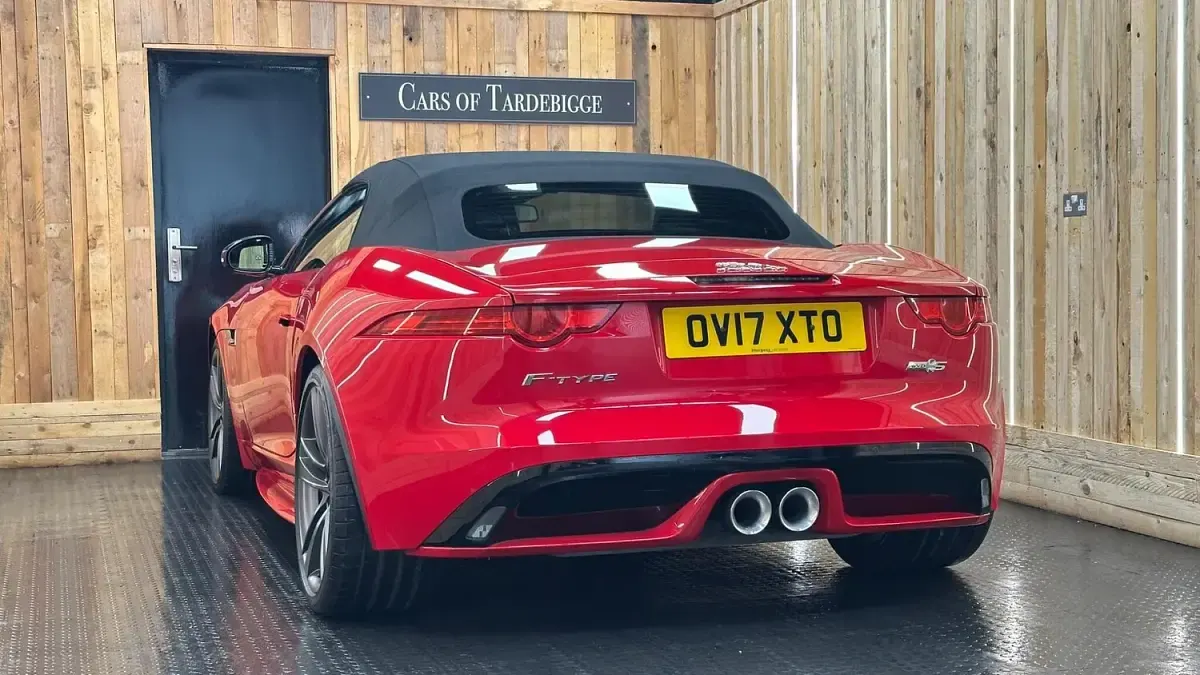 Used Jaguar F-Type S 2017 Red Cabriolet