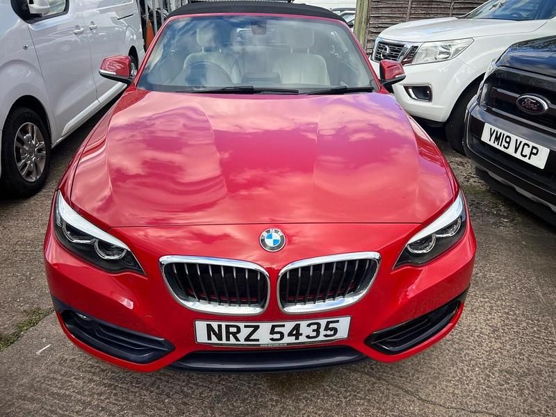 Used BMW 220 Sport Line 2018 Red Cabriolet