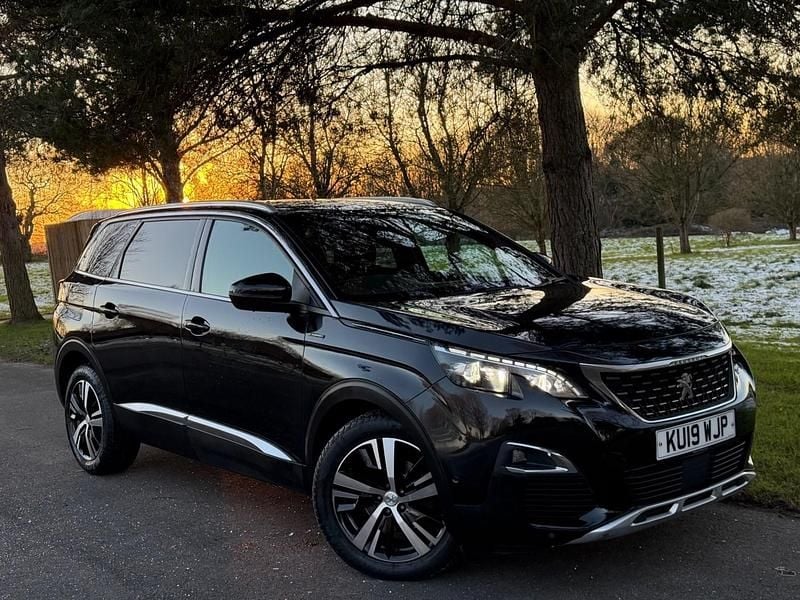 Black Used 2019 Peugeot 5008 GT-line Hatchback | £10,495 (Fair price) - Image 1/4