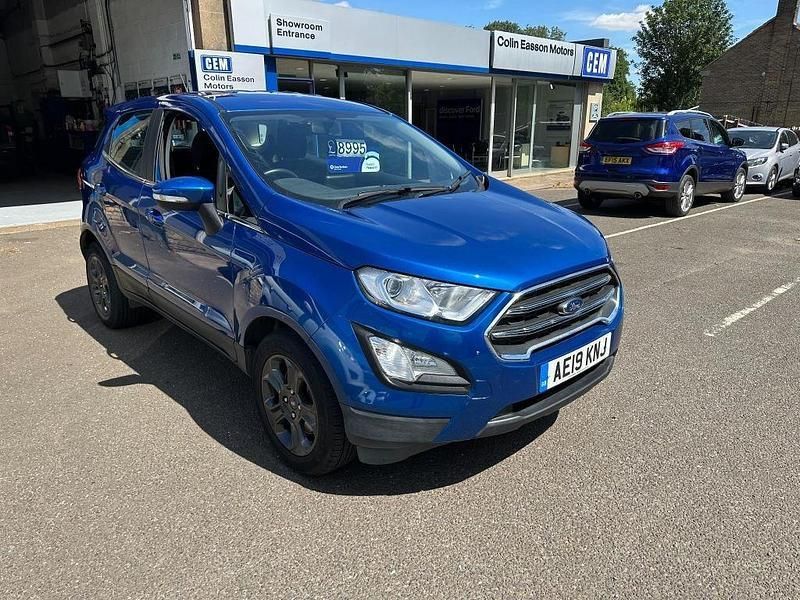 Blue Used 2019 Ford Ecosport Zetec SUV | £8,995 (Good price) - Image 1/4