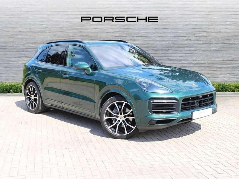 Green Used 2022 Porsche Cayenne Platinum Edition SUV | £54,950 (A bit pricey) - Image 1/4