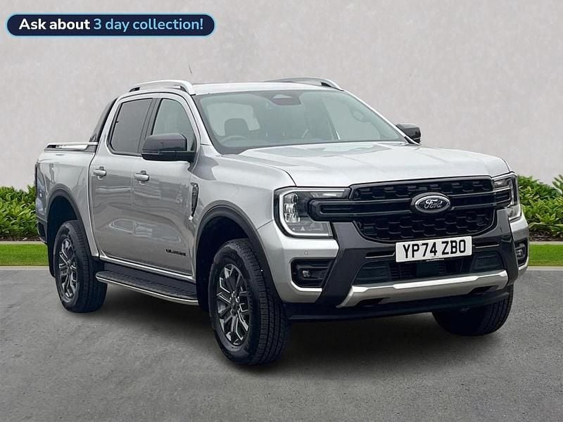 Silver Used 2024 Ford Ranger Wildtrack Pickup | £34,750 (Super price) - Image 1/4