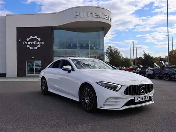 White Used 2019 Mercedes CLS400 AMG Line Premium Plus Coupe | £23,990 (Good price) - Image 1/4