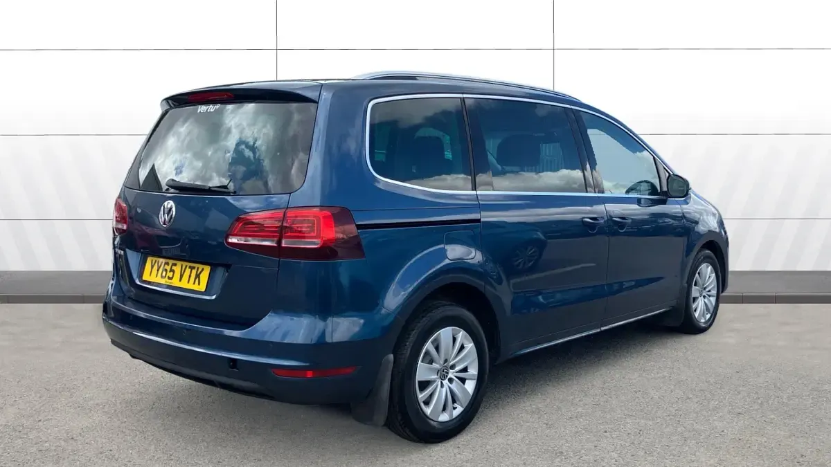 Used VW Sharan SE 150 HP (110 kW) 2015 Blue MPV