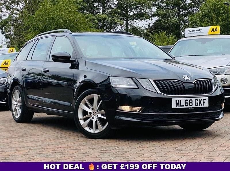 Black Used 2018 Skoda Octavia SE L Estate | £9,270 (Fair price) - Image 1/4