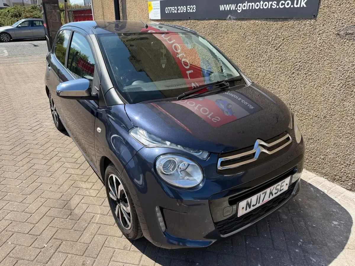 Used Citroën C1 Flair 82 HP (60 kW) 2017 Blue Hatchback
