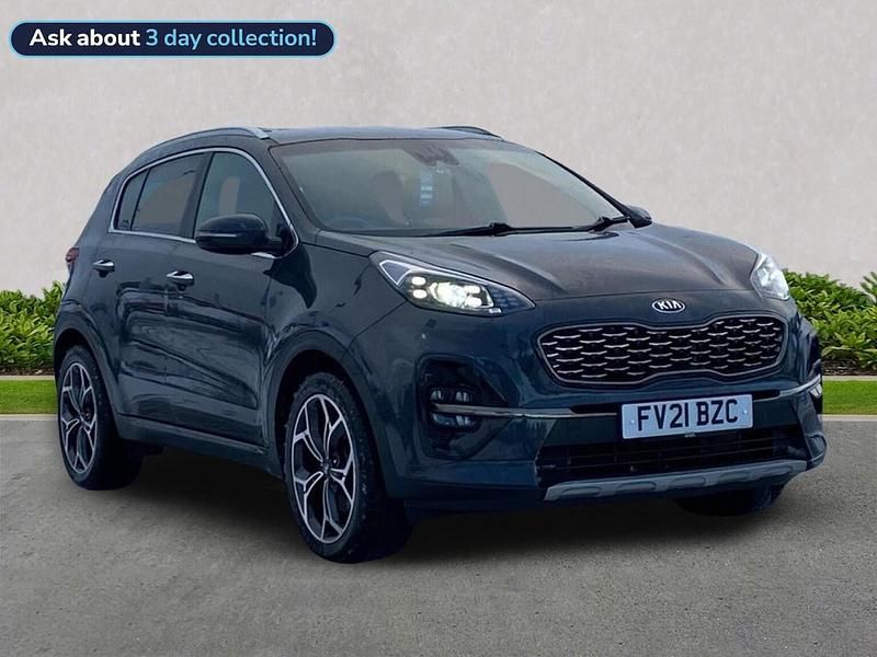 Grey Used 2021 Kia Sportage GT-Line SUV | £13,607 (Good price) - Image 1/4