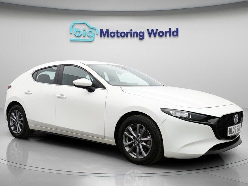 White Used 2022 Mazda 3 Hatchback | £15,150 (Good price) - Image 1/4