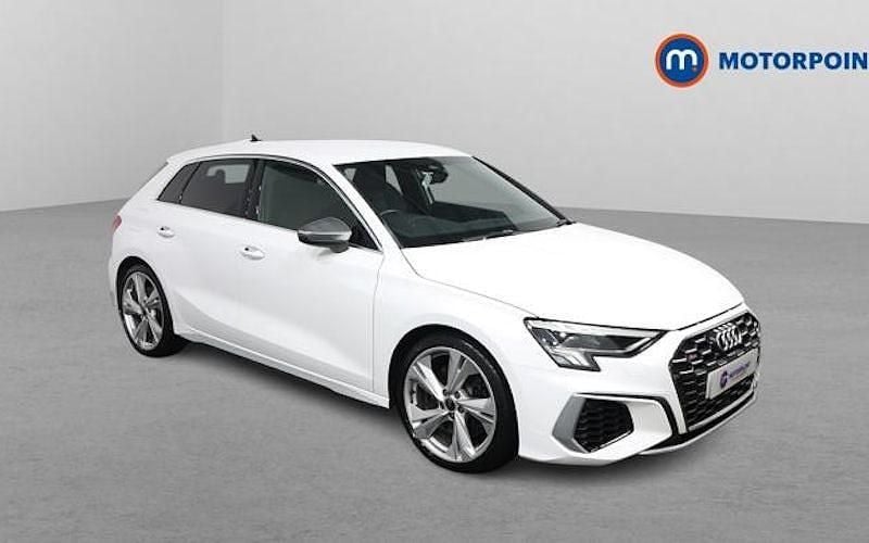 White Used 2023 Audi S3 Sportback Hatchback | £29,999 (Good price) - Image 1/4