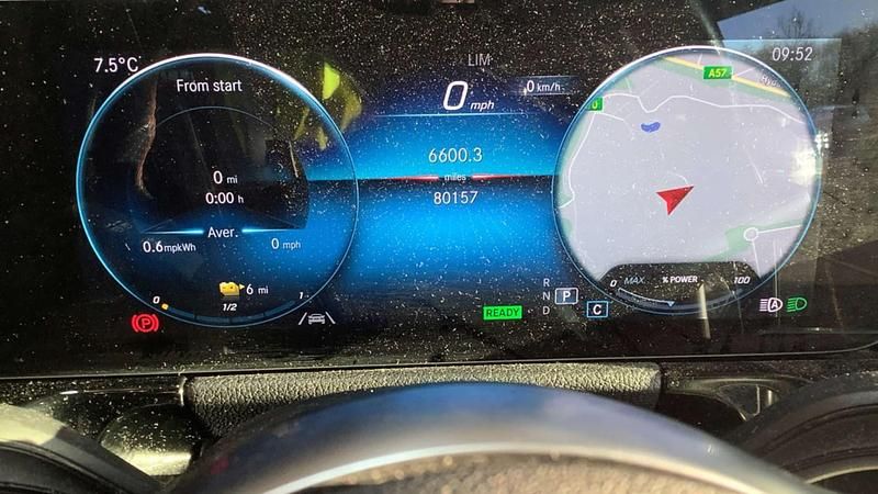 Used Mercedes EQA250 AMG line 139 kW (190 HP) 2021 Blue SUV