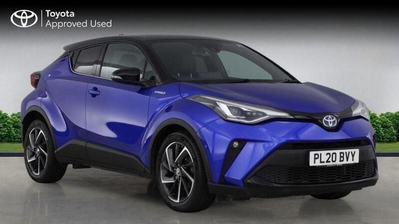 Nebula blue bitone Used 2020 Toyota C-HR SUV | £17,090 (Fair price) - Image 1/4