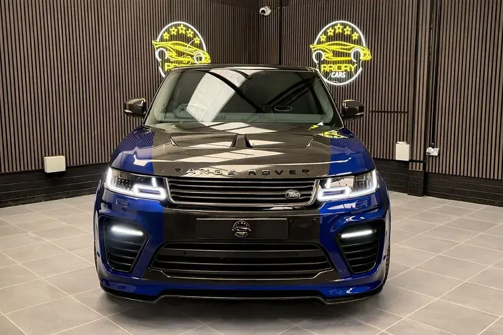 Used Land Rover Range Rover Sport SVR 575 HP (422 kW) 2019 Blue SUV
