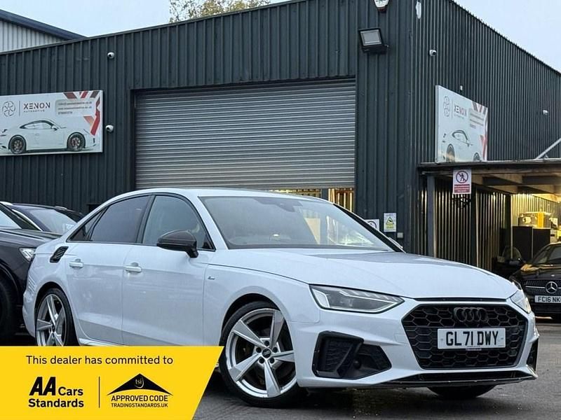 White Used 2022 Audi A4 S-Line Sedan | £17,990 (Good price) - Image 1/4