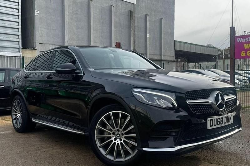 Black Used 2018 Mercedes GLC250 AMG line Coupe | £17,600 (Fair price) - Image 1/1