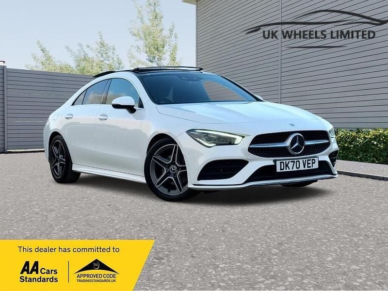 Used Mercedes CLA180 AMG Line Premium Plus 2020 White Sedan