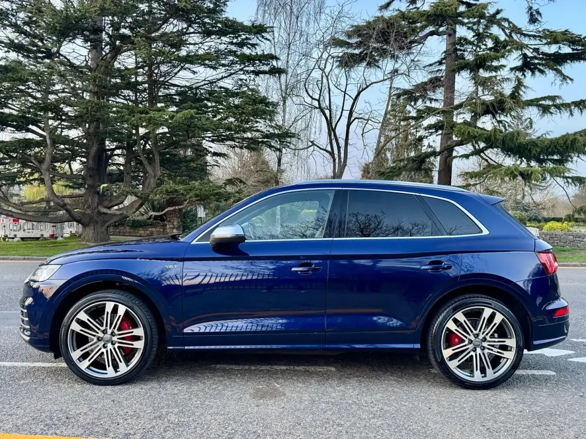 Used Audi SQ5 S-Line 354 HP (260 kW) 2018 Blue SUV