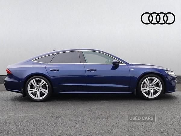 Used Audi A7 S-Line 2019 Blue Sedan