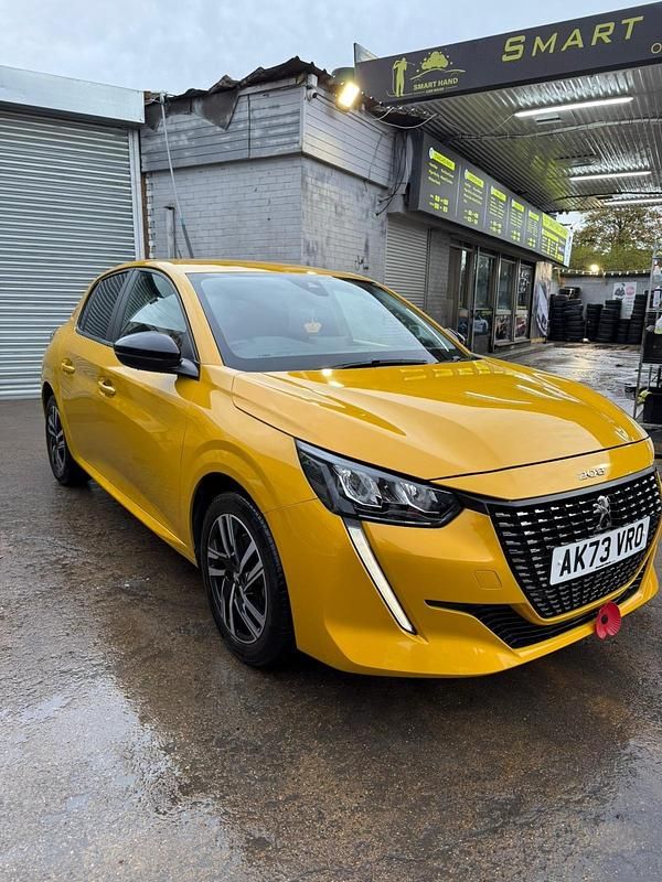 Yellow Used 2023 Peugeot 208 Active+ Hatchback | £9,500 (Super price) - Image 1/4