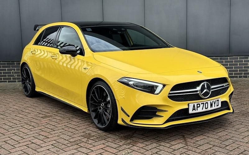 Used 2023 Mercedes A35 AMG Premium Plus Hatchback | £26,495 (Good price) - Image 1/4