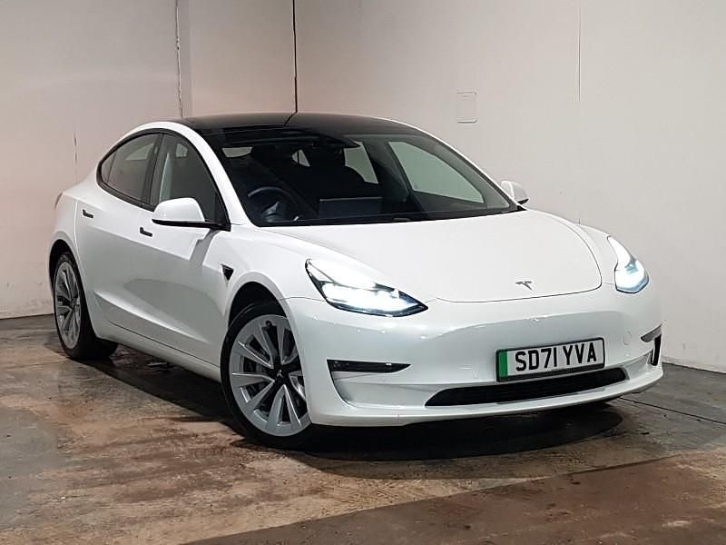 White Used 2021 Tesla Model 3 Long Range AWD Sedan | £19,998 (Fair price) - Image 1/4