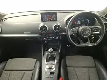 Used Audi A3 Black Edition 150 HP (110 kW) 2018 Grey Sedan