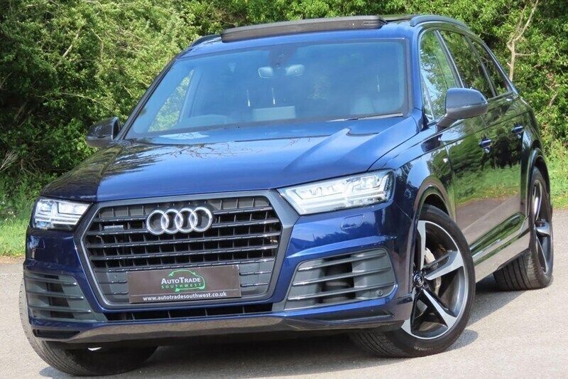 Blue Used 2019 Audi Q7 Black Edition SUV | £28,994 (Fair price) - Image 1/1