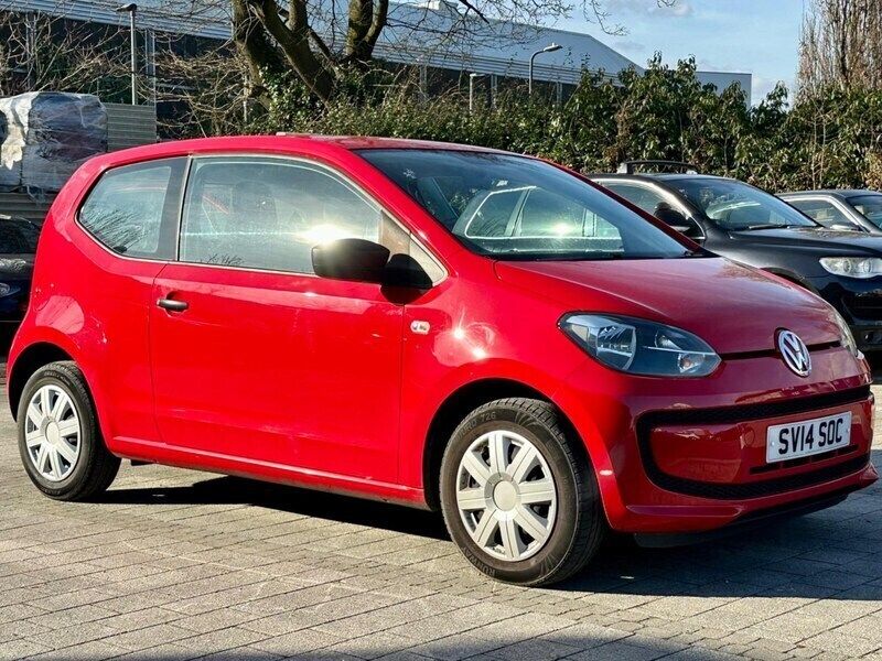 Red Used 2014 VW up! take up! Hatchback | £3,999 (Good price) - Image 1/4