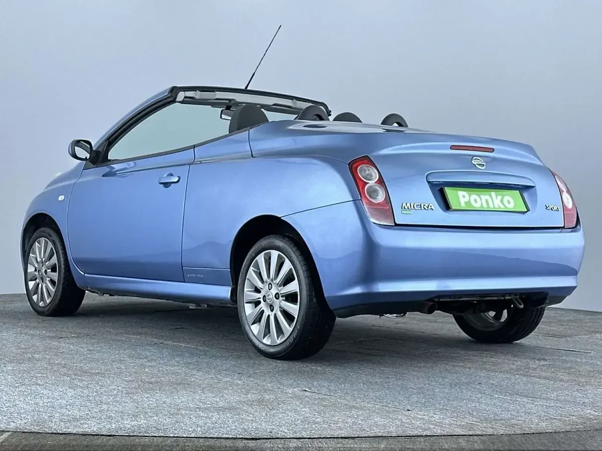 Used Nissan Micra 110 HP (80 kW) 2007 Blue Cabriolet