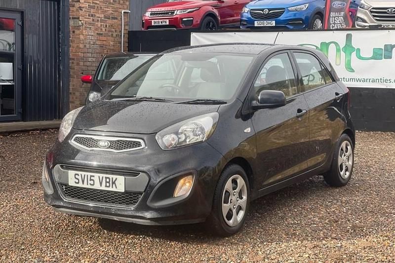 Used Kia Picanto 68 HP (50 kW) 2015 Black Hatchback